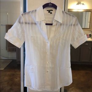 Theory short sleeve button down